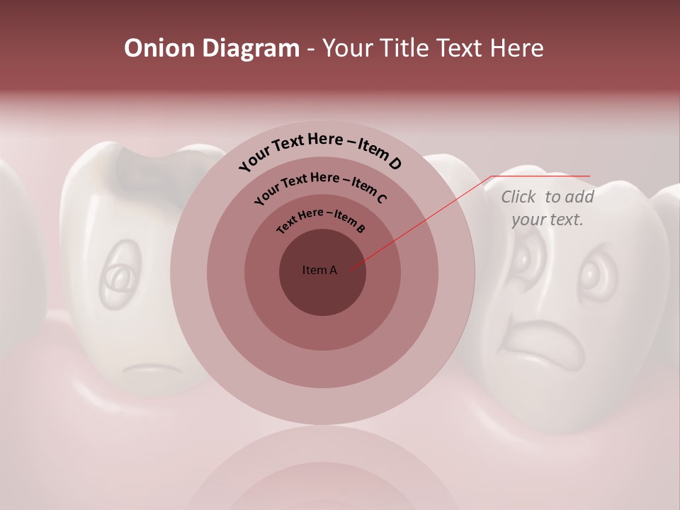 Dental Decay Illustration Toothache PowerPoint Template