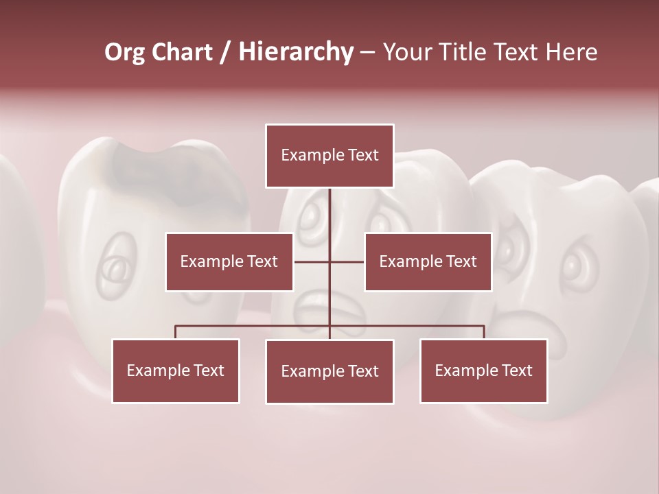 Dental Decay Illustration Toothache PowerPoint Template