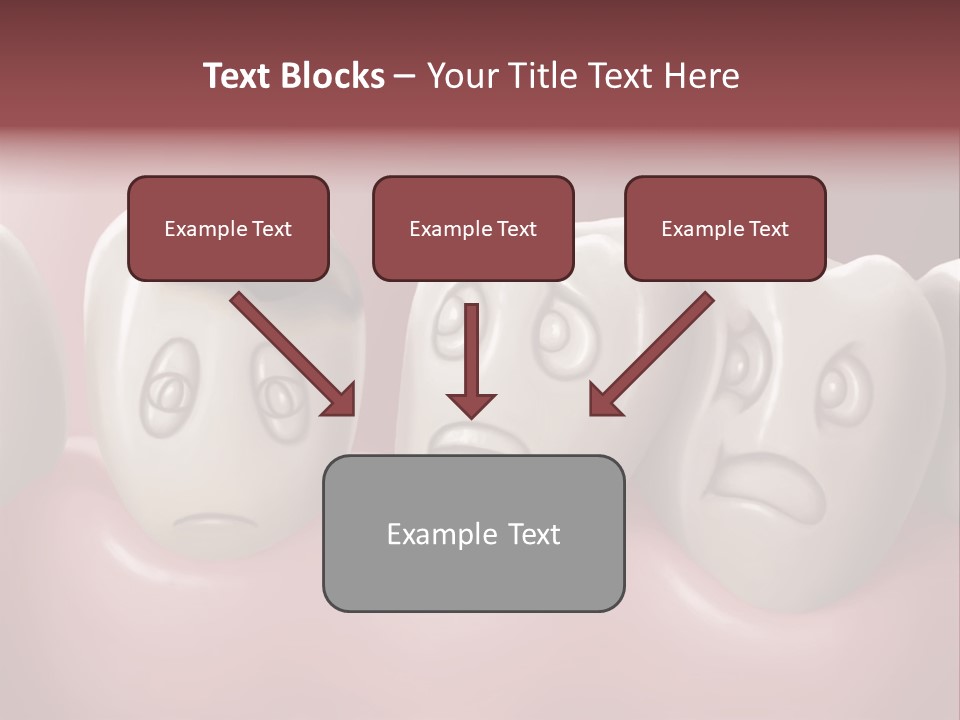 Dental Decay Illustration Toothache PowerPoint Template