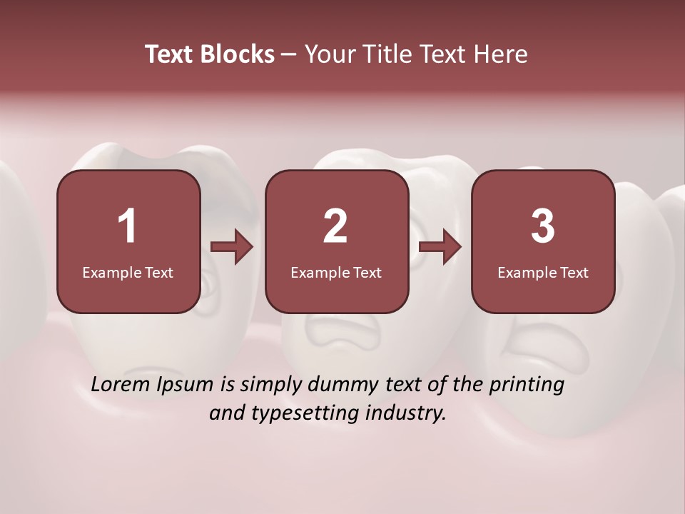 Dental Decay Illustration Toothache PowerPoint Template