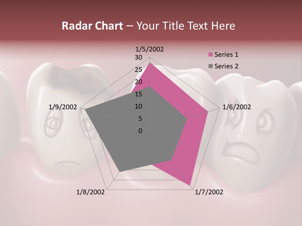 Dental Decay Illustration Toothache PowerPoint Template