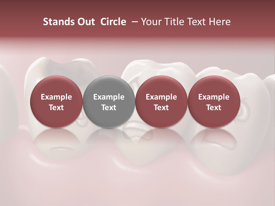 Dental Decay Illustration Toothache PowerPoint Template