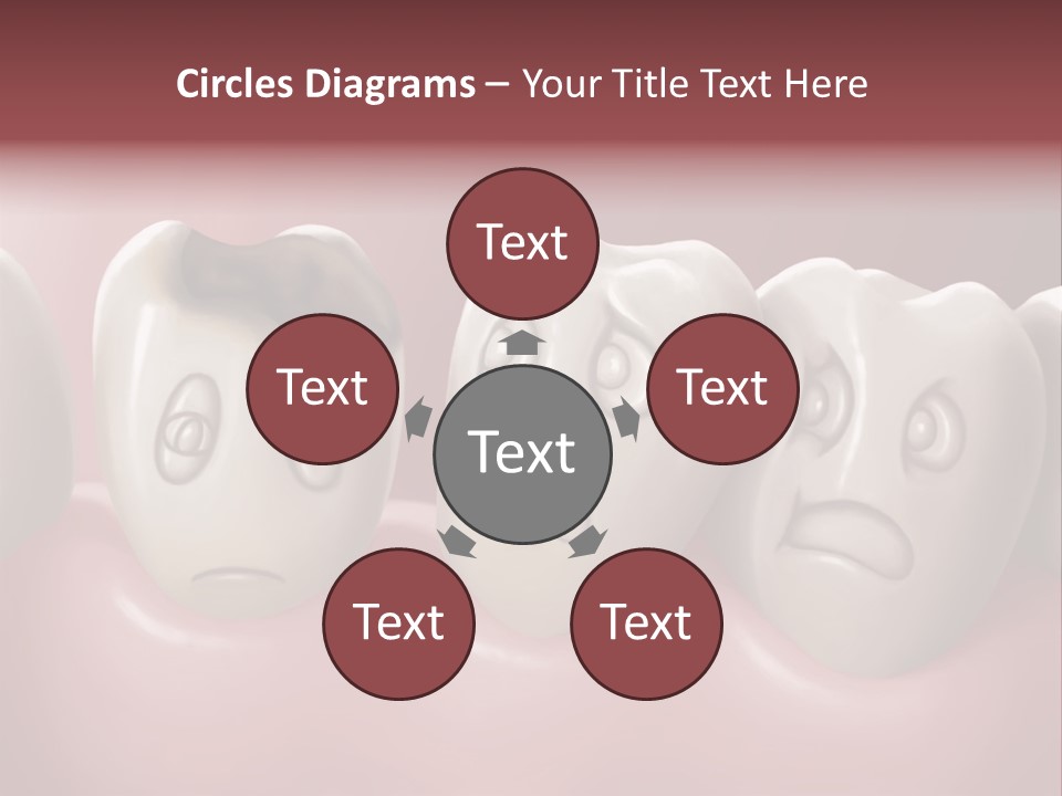Dental Decay Illustration Toothache PowerPoint Template