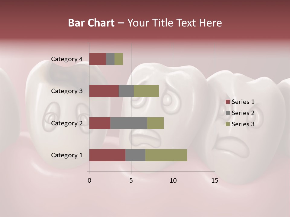 Dental Decay Illustration Toothache PowerPoint Template