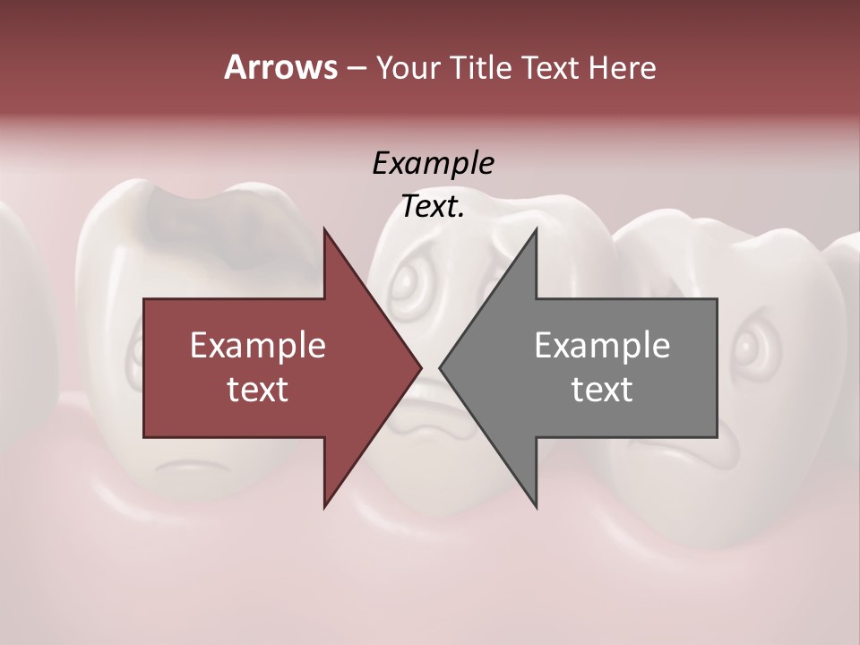 Dental Decay Illustration Toothache PowerPoint Template