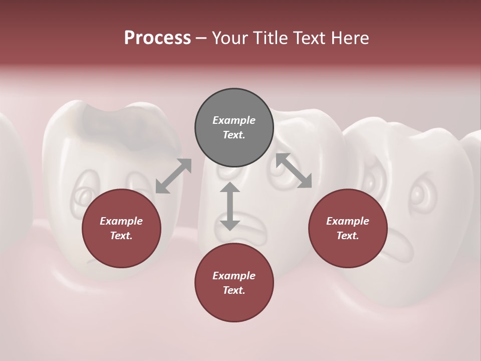 Dental Decay Illustration Toothache PowerPoint Template