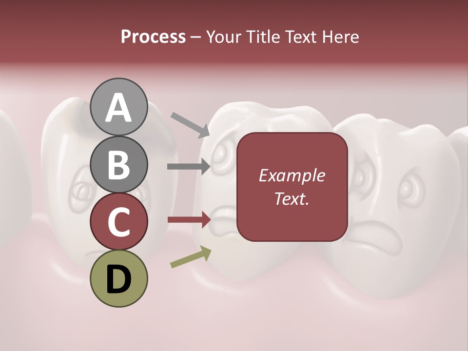 Dental Decay Illustration Toothache PowerPoint Template