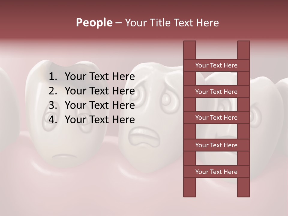 Dental Decay Illustration Toothache PowerPoint Template