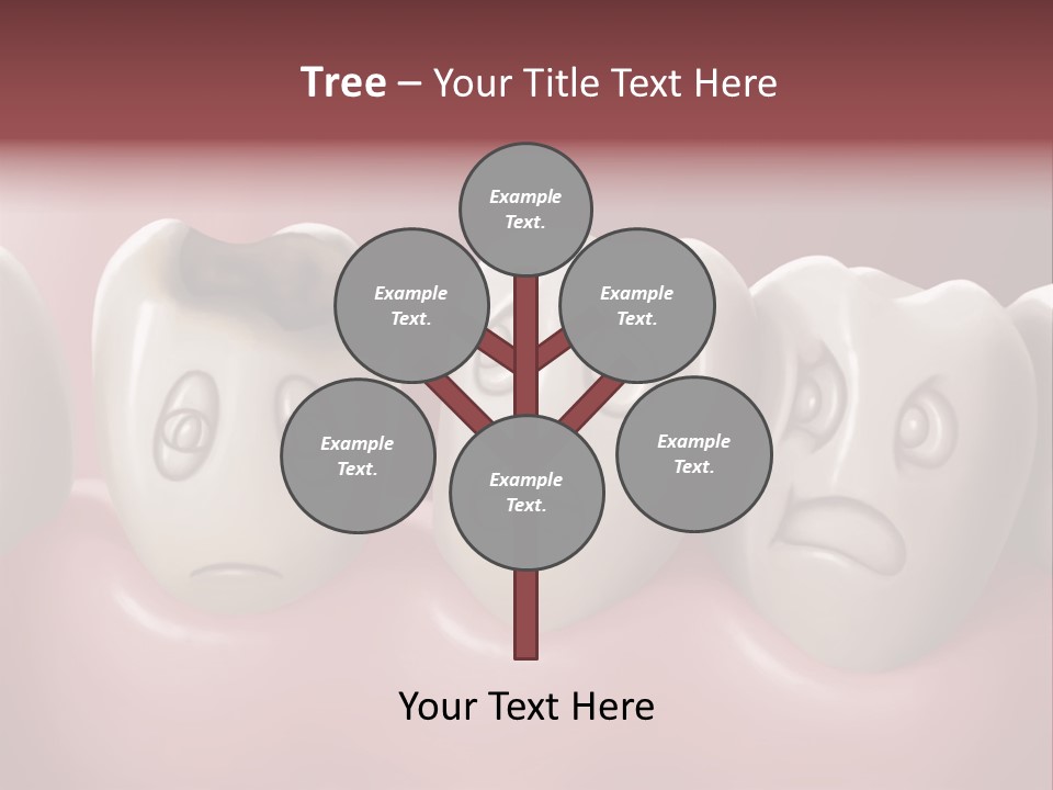 Dental Decay Illustration Toothache PowerPoint Template