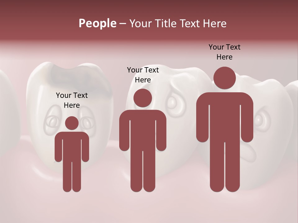Dental Decay Illustration Toothache PowerPoint Template