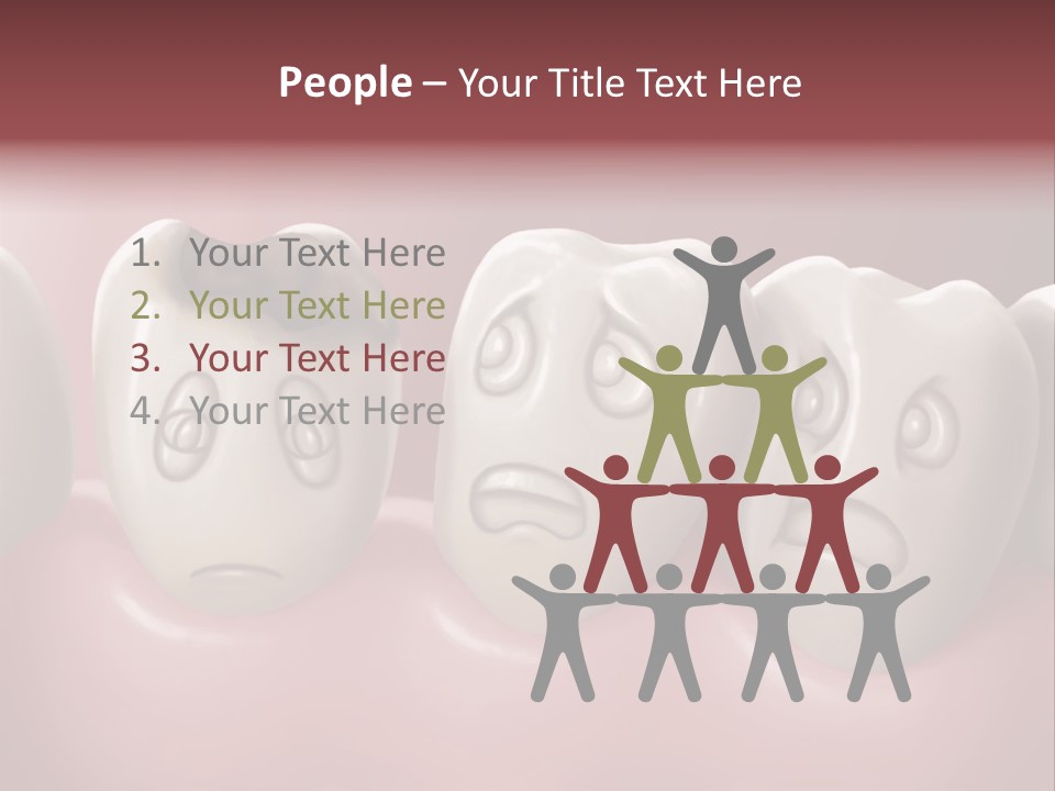 Dental Decay Illustration Toothache PowerPoint Template