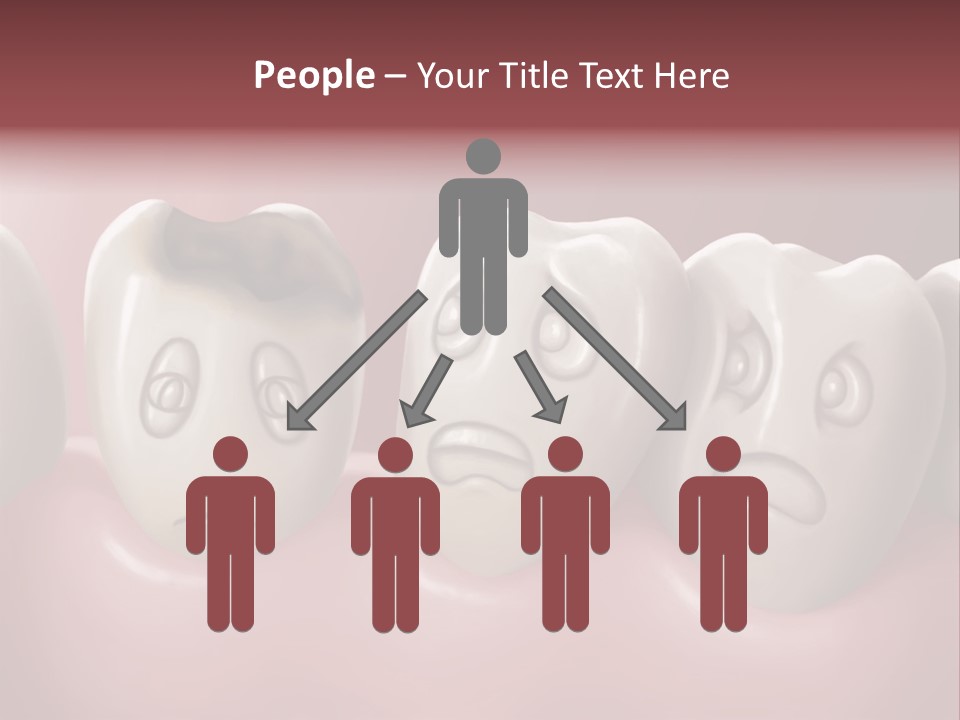 Dental Decay Illustration Toothache PowerPoint Template