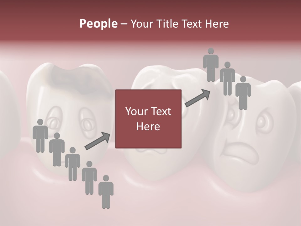 Dental Decay Illustration Toothache PowerPoint Template