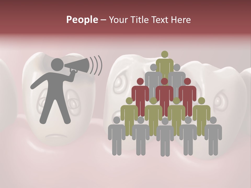 Dental Decay Illustration Toothache PowerPoint Template