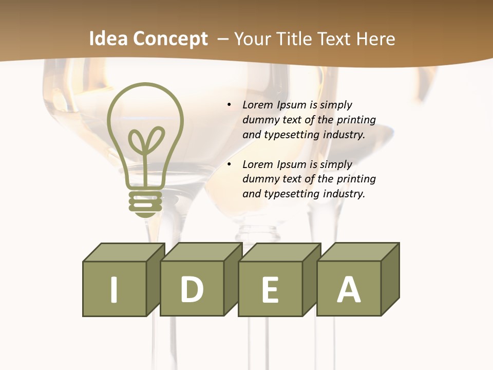 Life Organic White PowerPoint Template