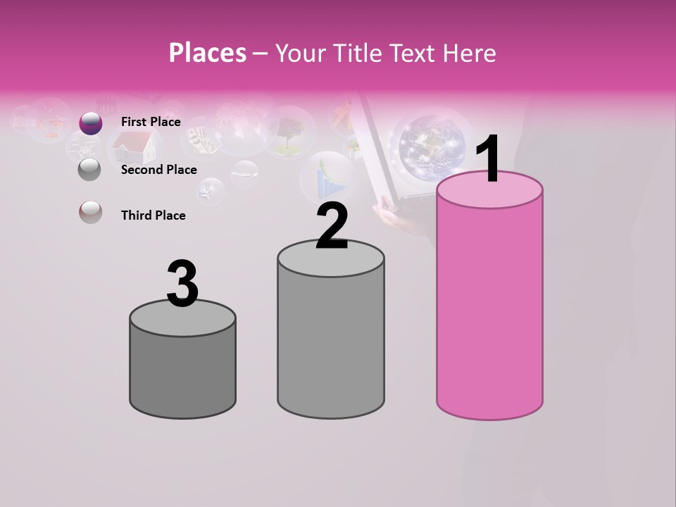 Globe Internet Background PowerPoint Template