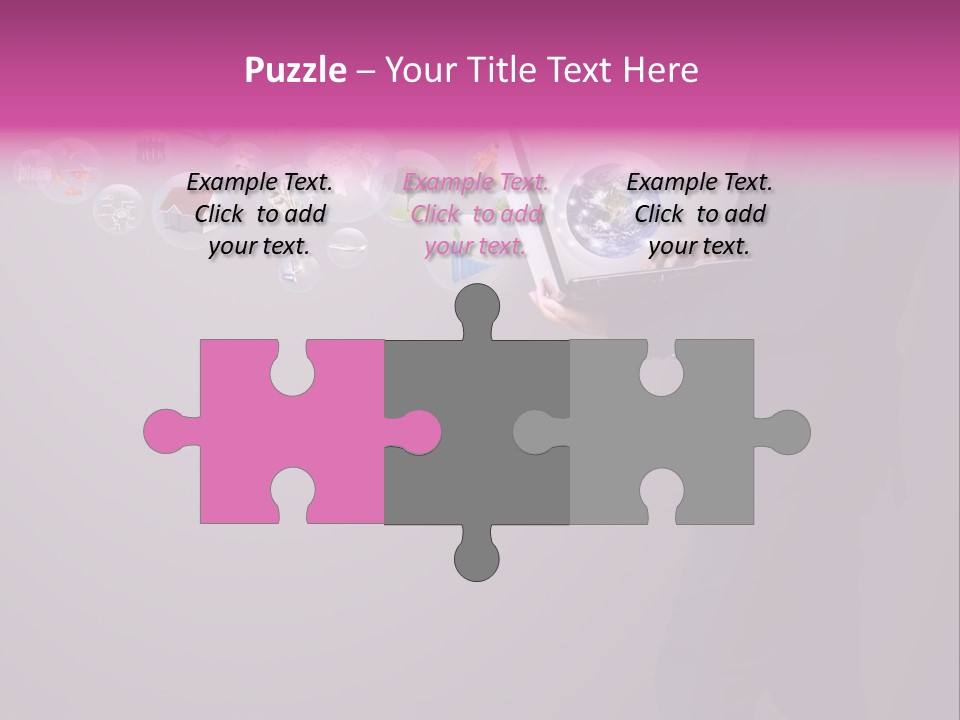 Globe Internet Background PowerPoint Template