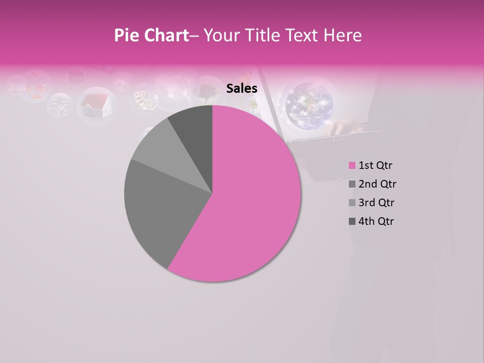 Globe Internet Background PowerPoint Template