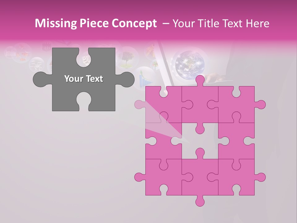 Globe Internet Background PowerPoint Template