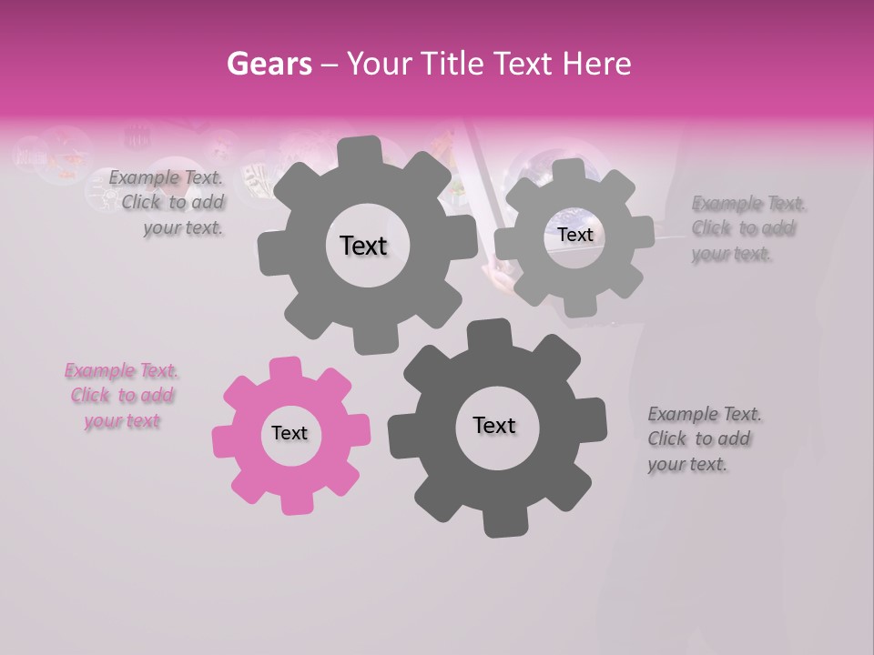 Globe Internet Background PowerPoint Template