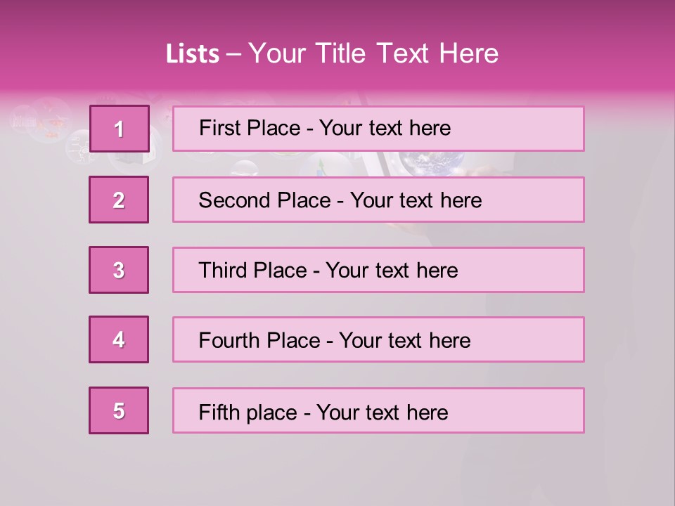 Globe Internet Background PowerPoint Template