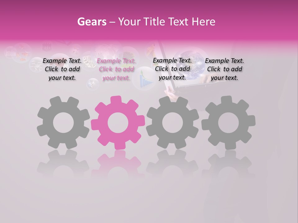 Globe Internet Background PowerPoint Template