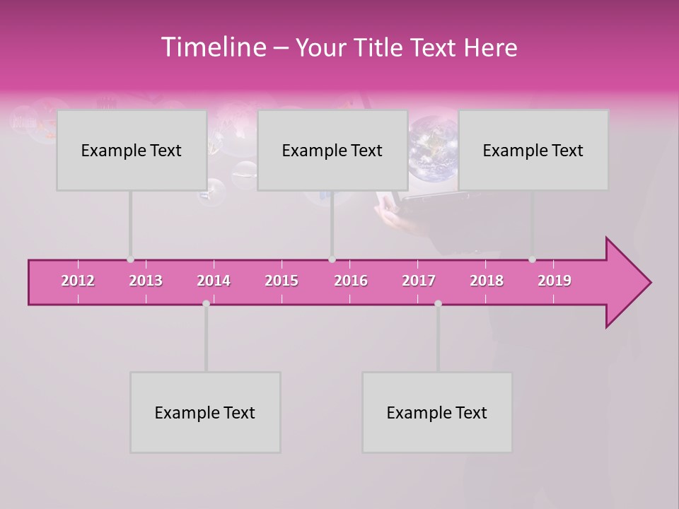 Globe Internet Background PowerPoint Template