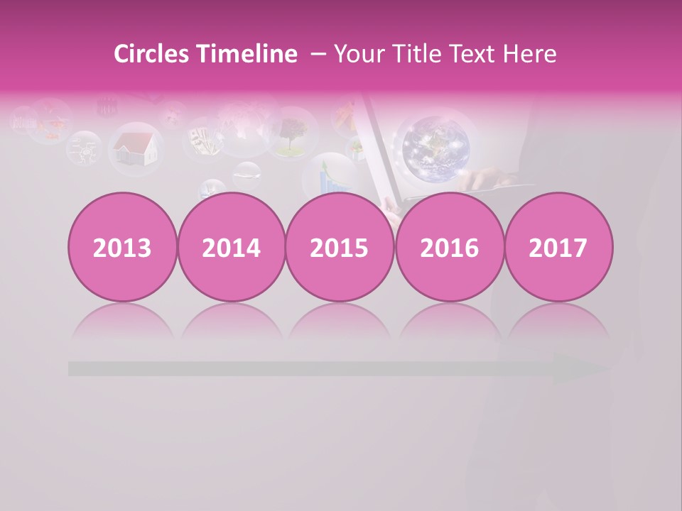 Globe Internet Background PowerPoint Template