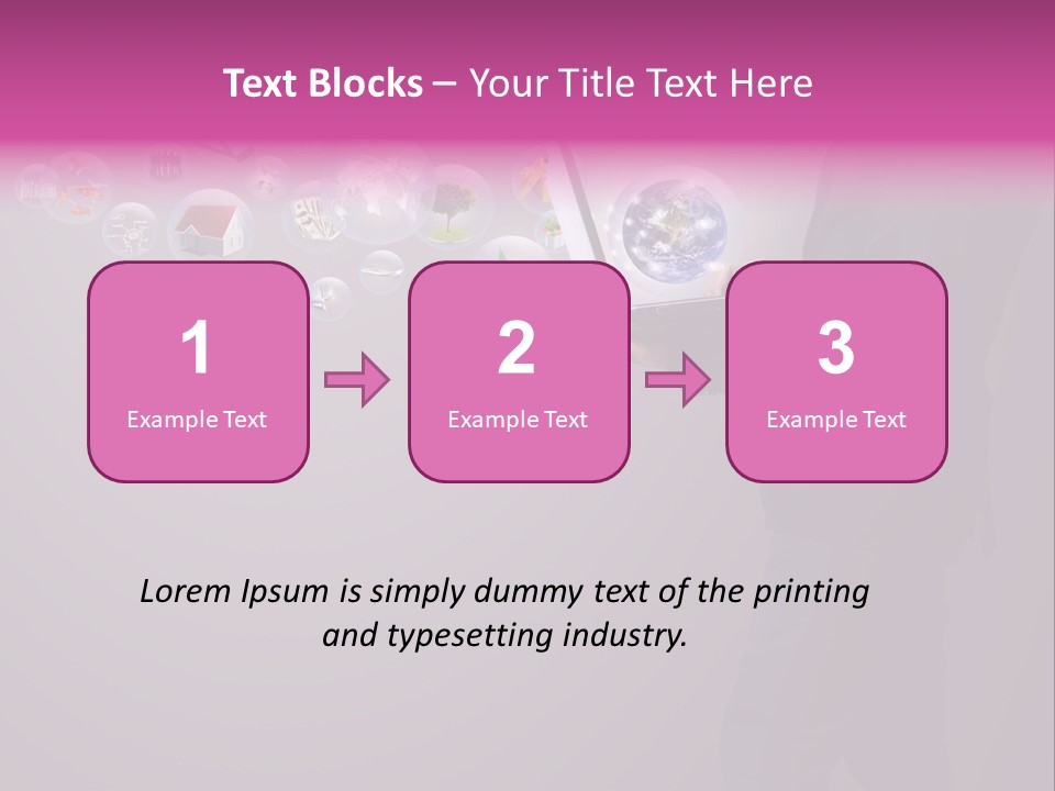 Globe Internet Background PowerPoint Template