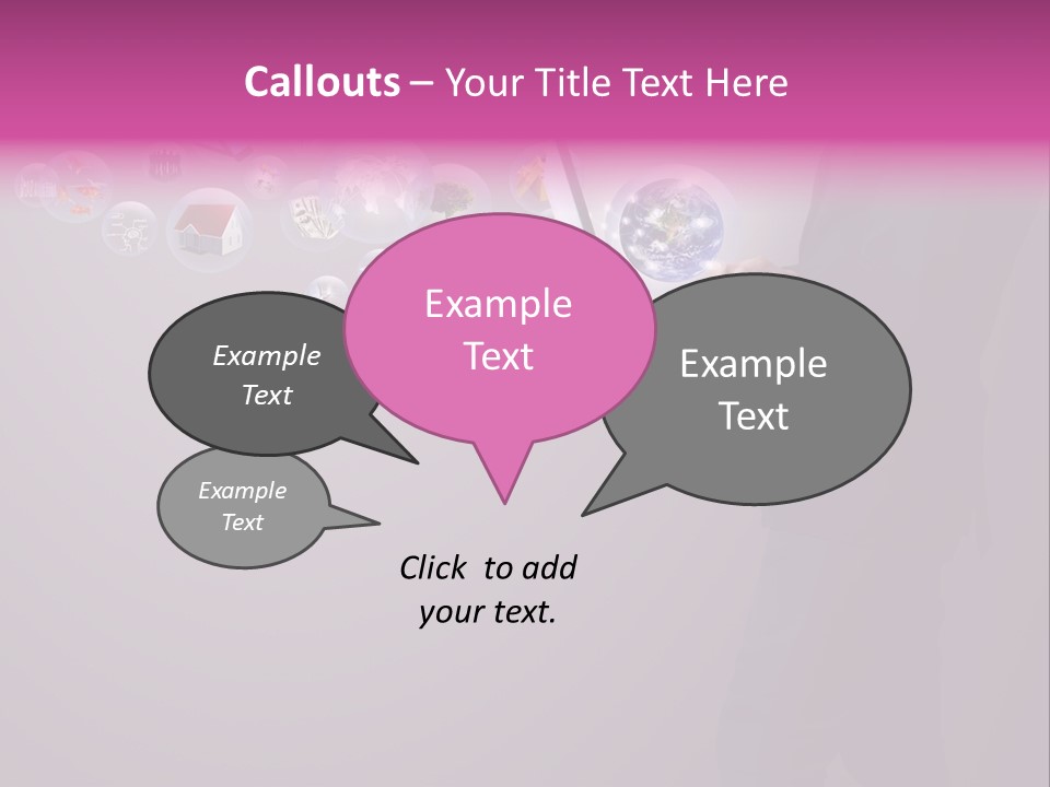 Globe Internet Background PowerPoint Template