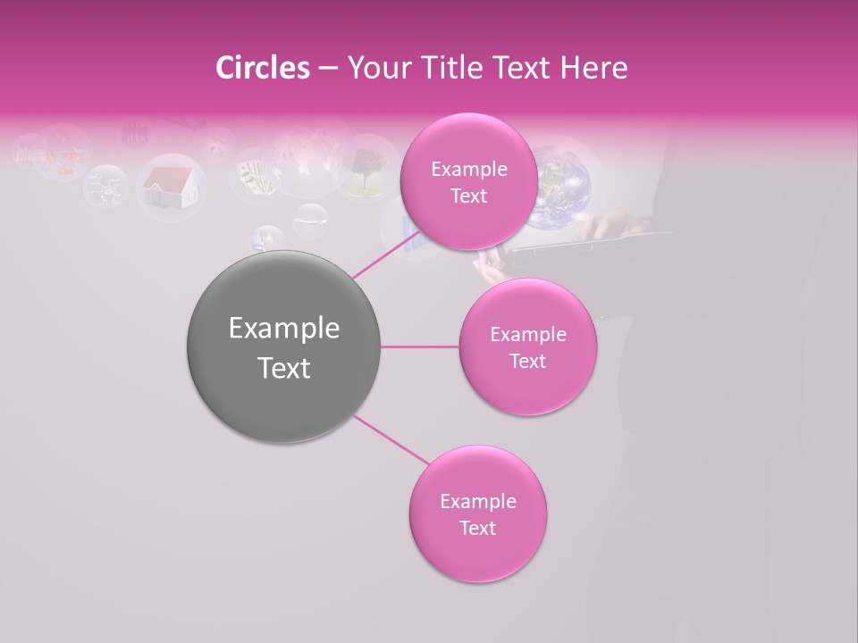 Globe Internet Background PowerPoint Template