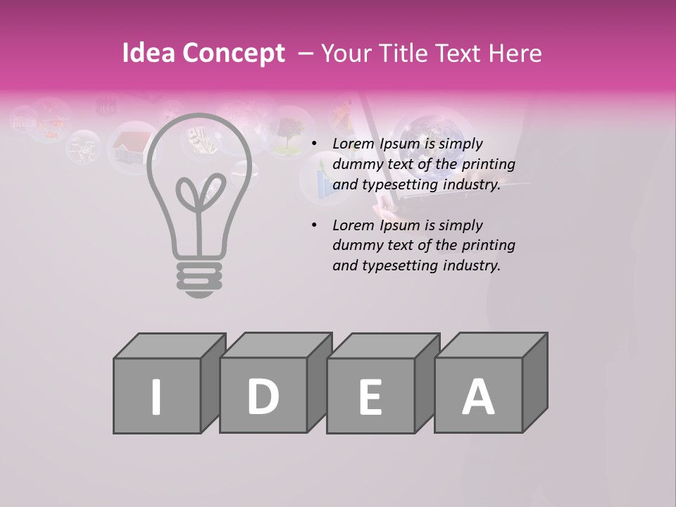 Globe Internet Background PowerPoint Template