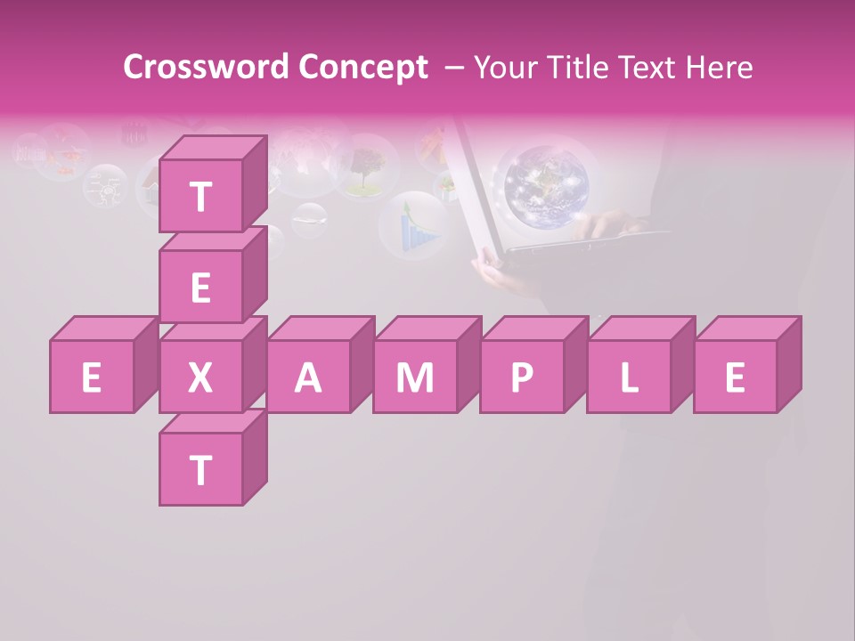 Globe Internet Background PowerPoint Template