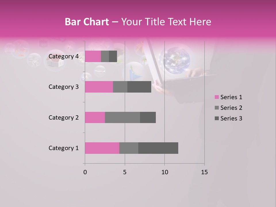 Globe Internet Background PowerPoint Template