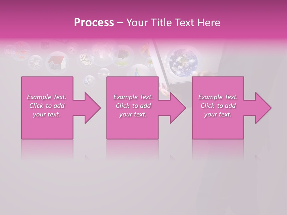 Globe Internet Background PowerPoint Template