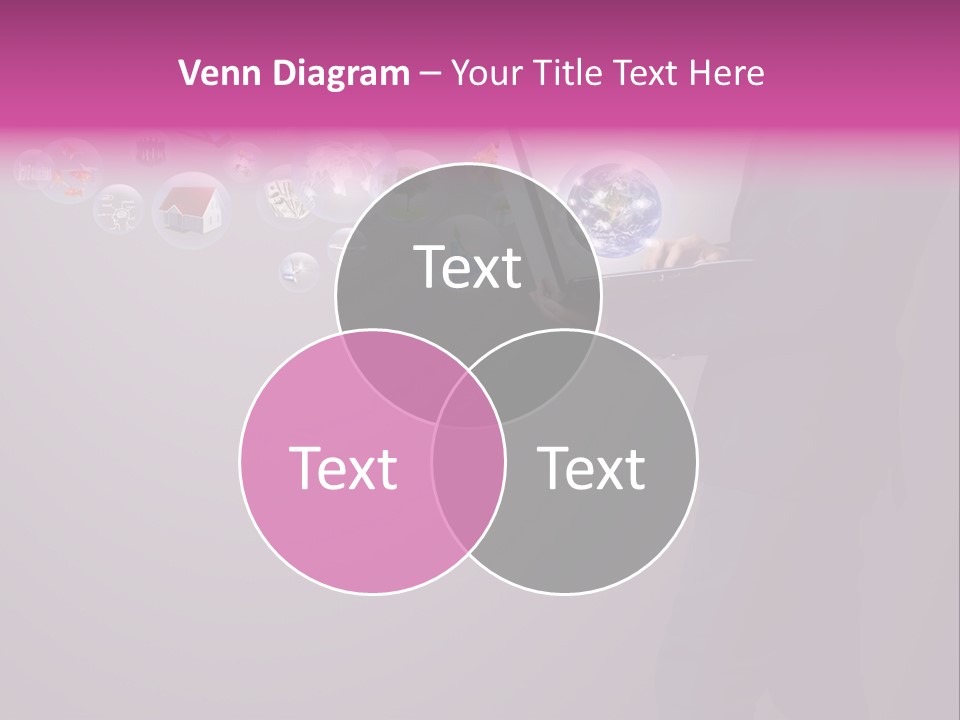 Globe Internet Background PowerPoint Template