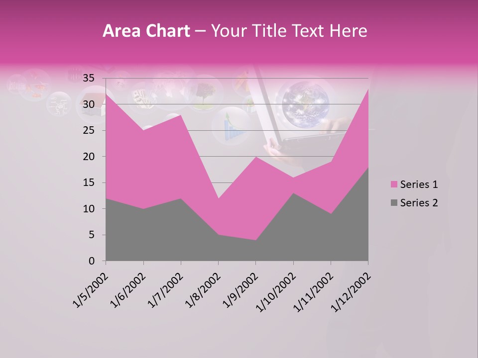 Globe Internet Background PowerPoint Template
