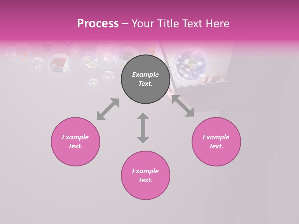 Globe Internet Background PowerPoint Template