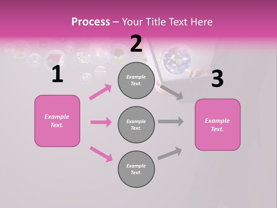 Globe Internet Background PowerPoint Template