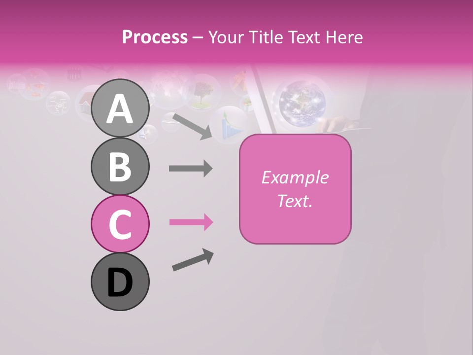 Globe Internet Background PowerPoint Template