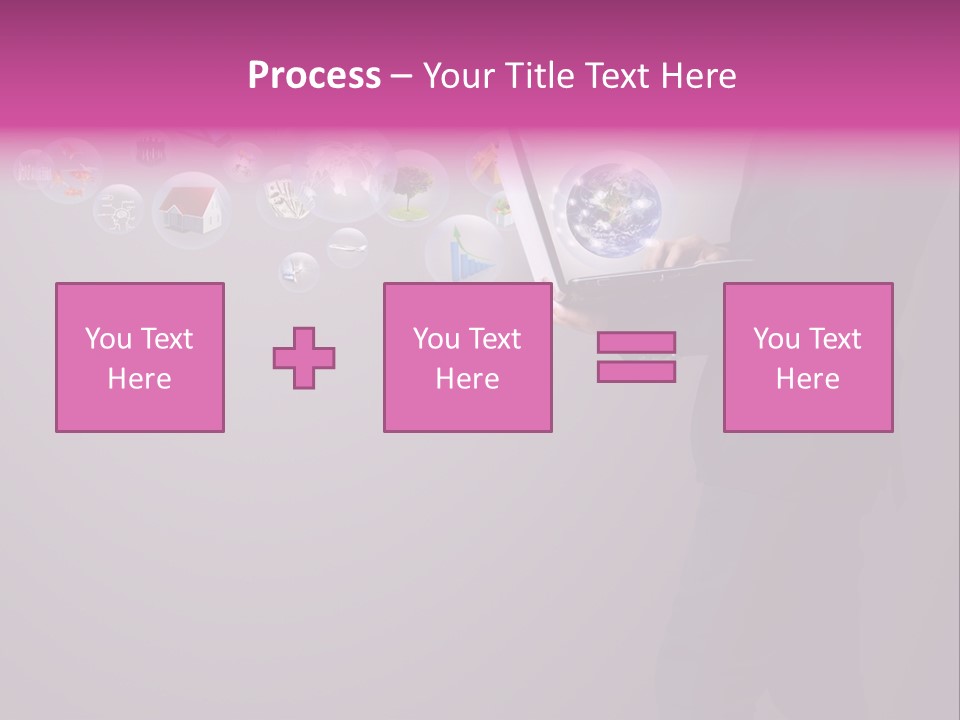 Globe Internet Background PowerPoint Template