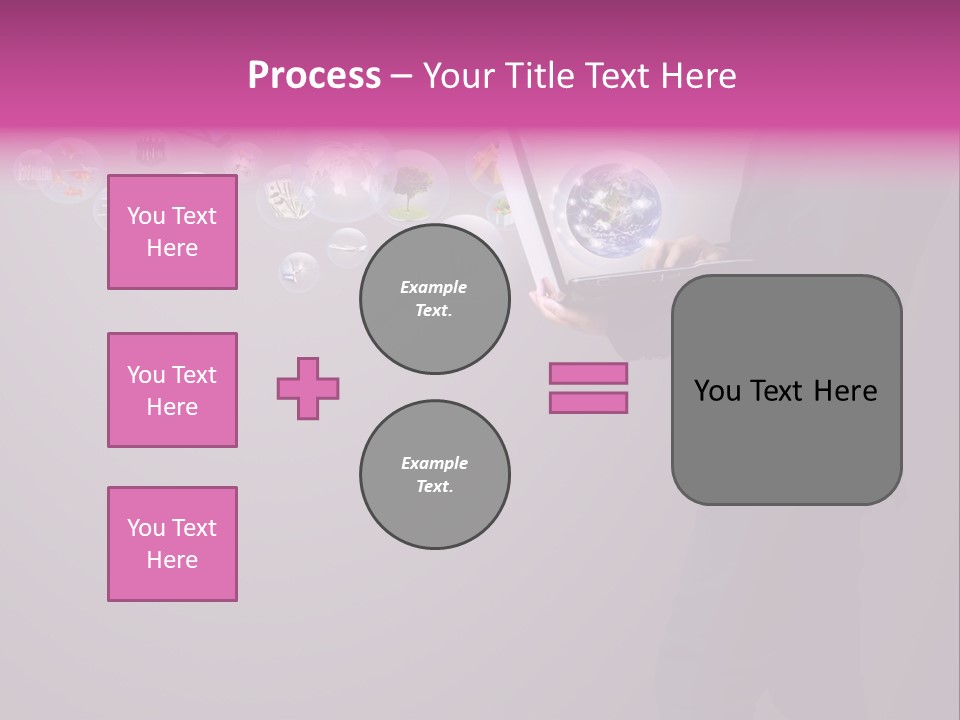 Globe Internet Background PowerPoint Template
