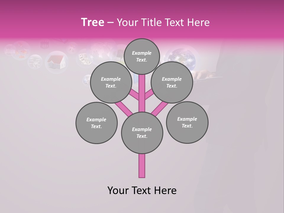 Globe Internet Background PowerPoint Template