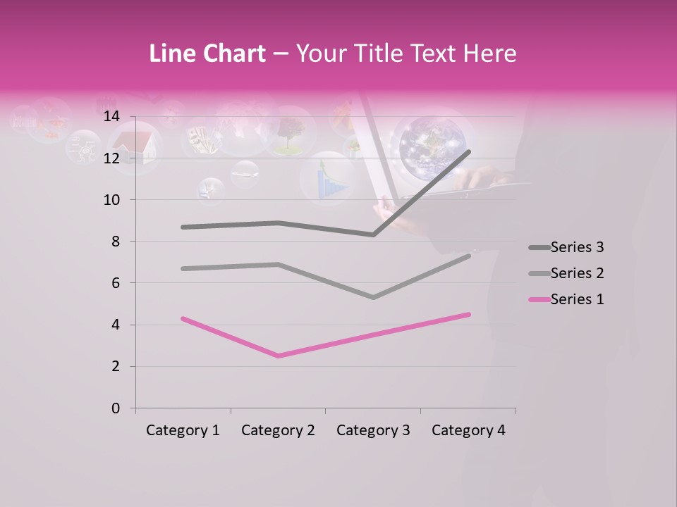 Globe Internet Background PowerPoint Template