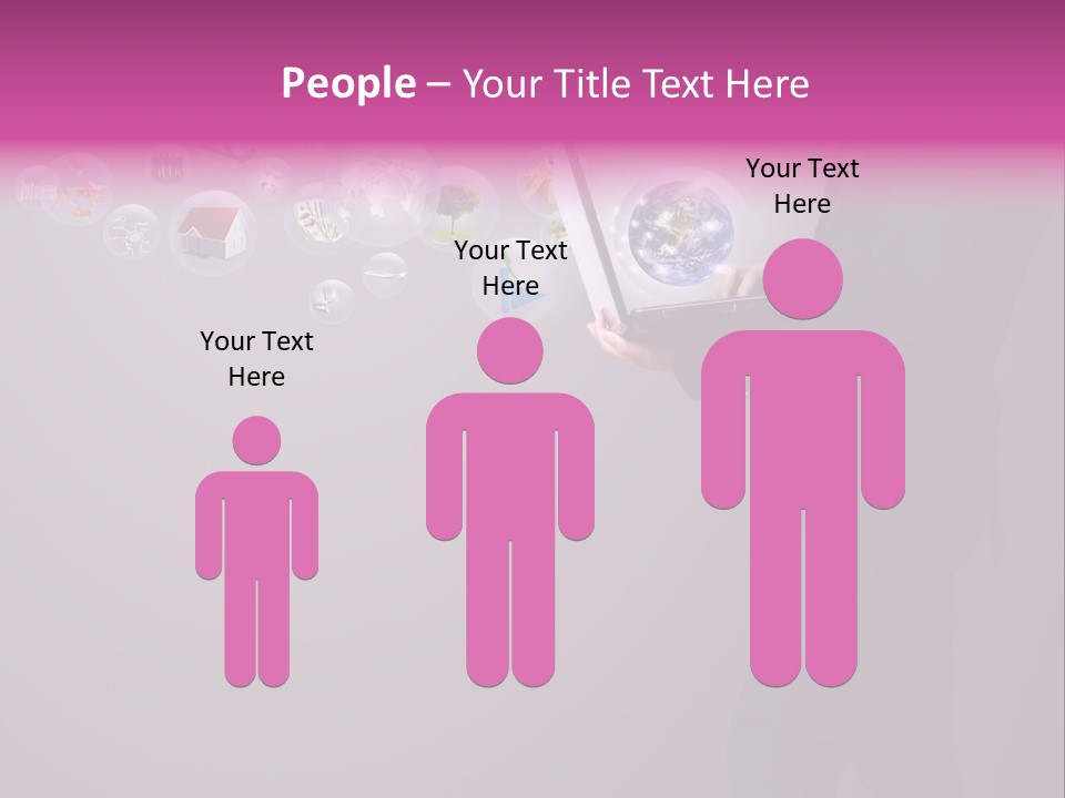 Globe Internet Background PowerPoint Template