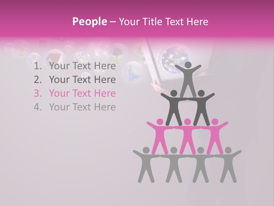 Globe Internet Background PowerPoint Template