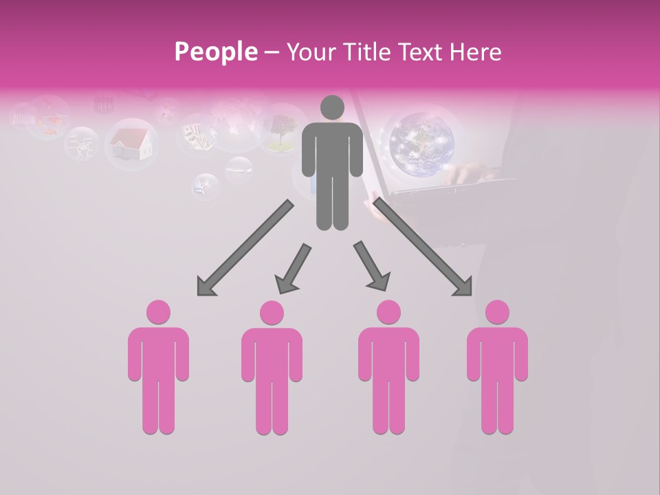 Globe Internet Background PowerPoint Template