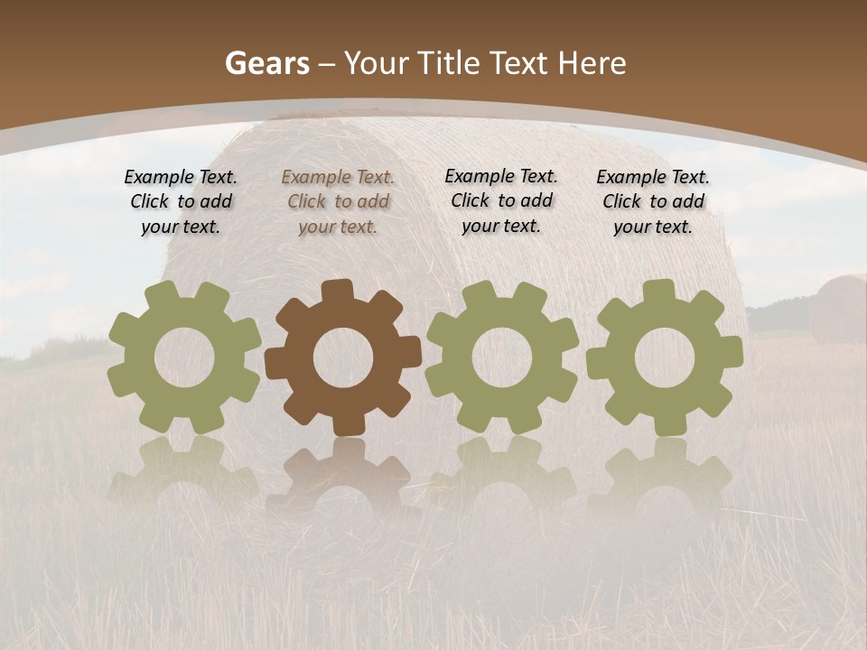 Space Fly Sunny PowerPoint Template