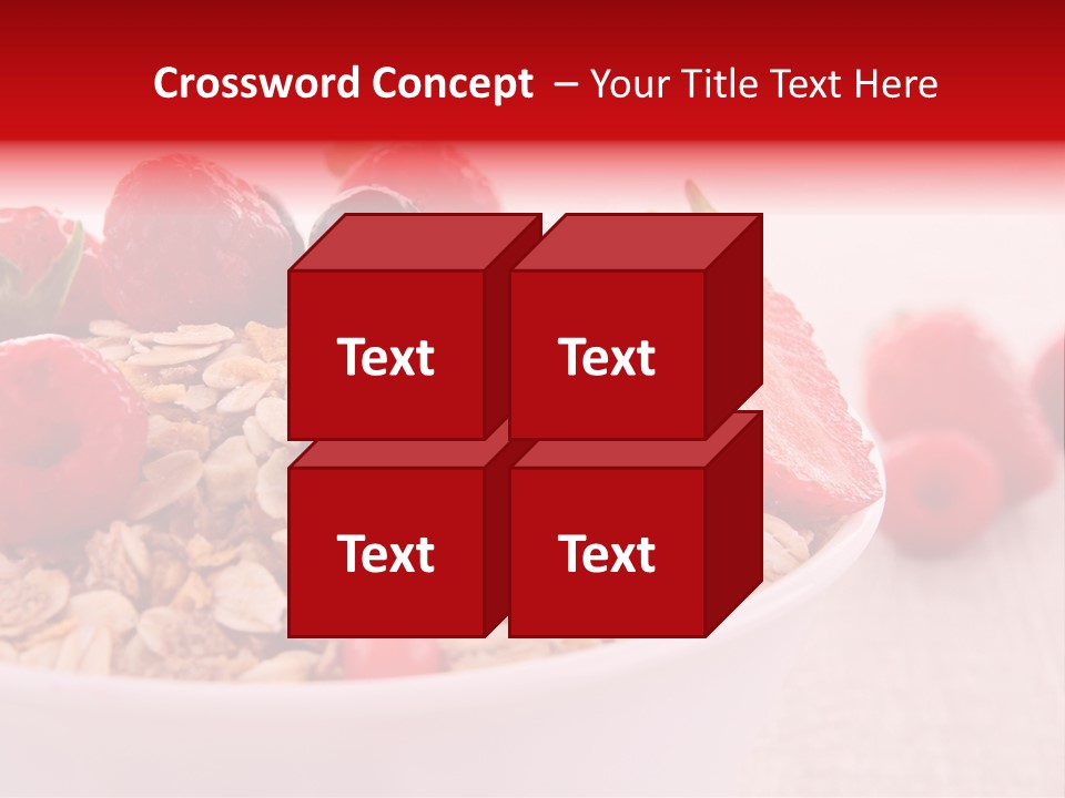 Fresh Studio Shot Bowl PowerPoint Template