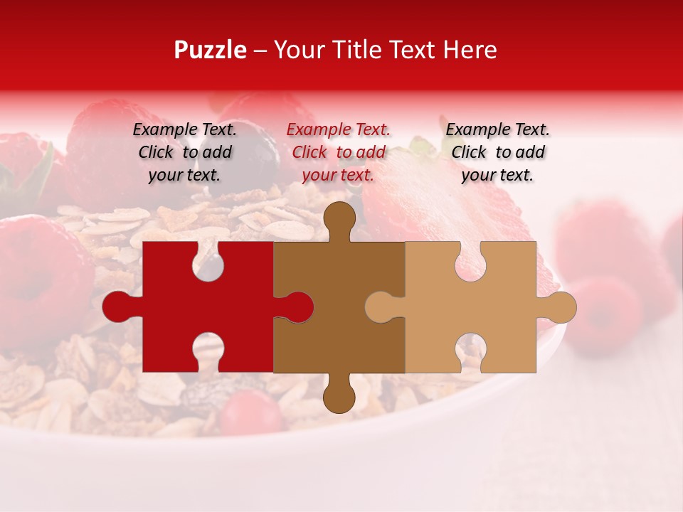 Fresh Studio Shot Bowl PowerPoint Template